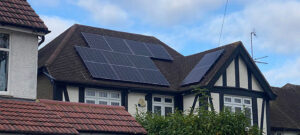 average cost of installing solar panels uk